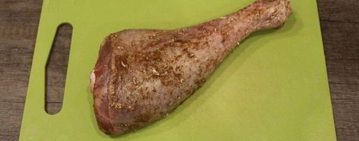 Шаг 4: голени индейки в духовке