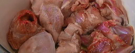 Шаг 1: кролика с яблоками, тушенный в вине