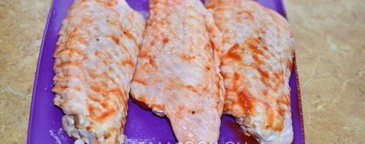 Шаг 3: крыльев индейки в мультиварке