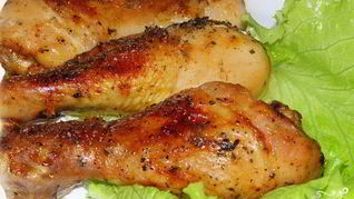 Рецепт Куриной голени в фольге
