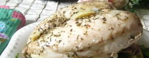 Шаг 8: куриной грудки с цукини и пореем на пару