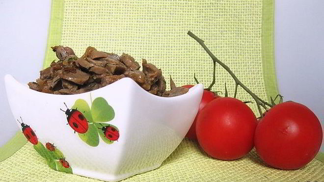 Рецепт Куриных пупочков, обжаренных в соевом соусе