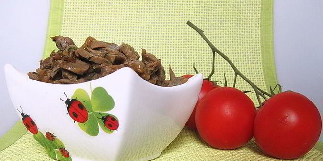 Рецепт куриных пупочков, обжаренных в соевом соусе