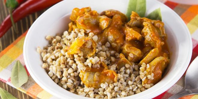 Рецепт куриных желудочков в томатном соусе