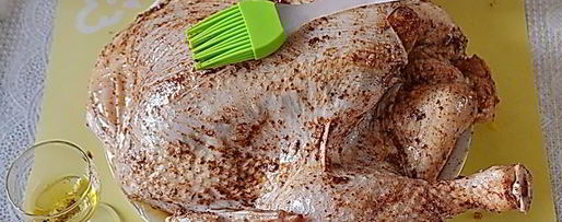 Шаг 2: курицы фаршированной грибами в духовке