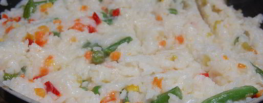 Шаг 4: курицы, фаршированной рисом и овощами