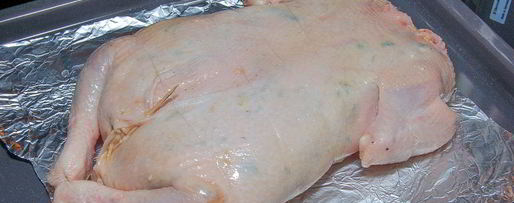 Шаг 8: курицы, фаршированной рисом и овощами