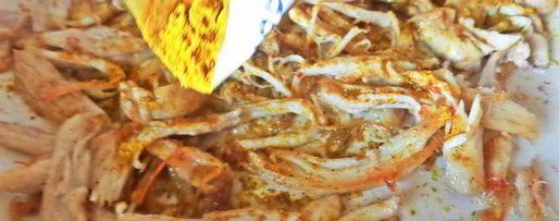 Шаг 5: курицы карри с карамелизированным луком и омлетом