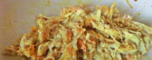 Шаг 8: курицы карри с карамелизированным луком и омлетом