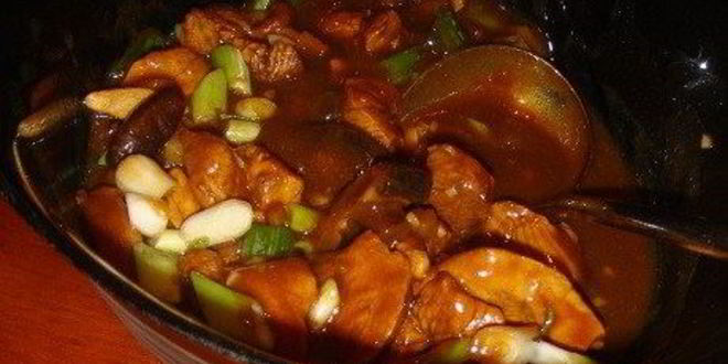 Рецепт курицы по-индонезийски с грибами