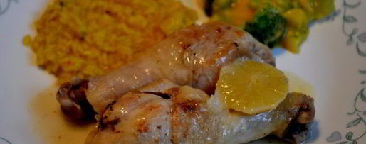 Шаг 2: курицы с лимоном и чесноком