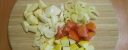 Шаг 1: курицы с овощами и кабачками