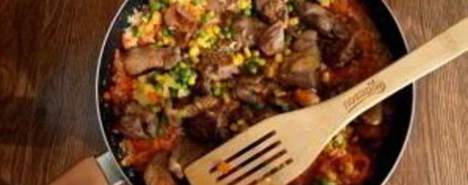 Шаг 6: курицы с рисом и овощами по-каталонски