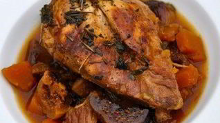 Рецепт Курицы с травами и инжиром