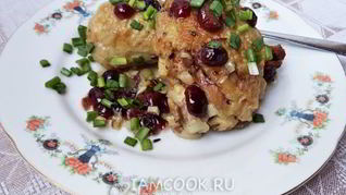 Рецепт Курицы с вяленой вишней и розмарином