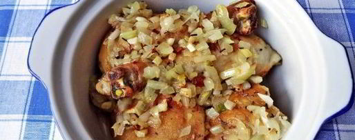 Шаг 4: курицы с вяленой вишней и розмарином