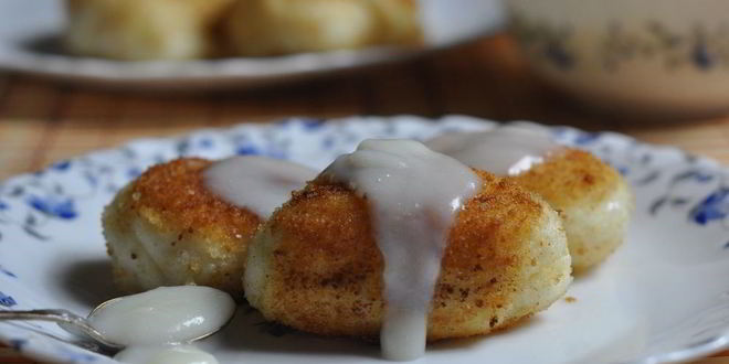 Рецепт манных биточков с ванилью