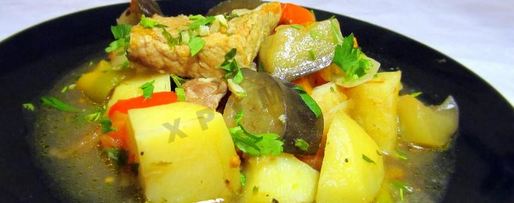 Шаг 15: мяса с баклажанами и картофелем в мультиварке