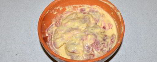 Шаг 3: отбивных из голени индейки в кляре