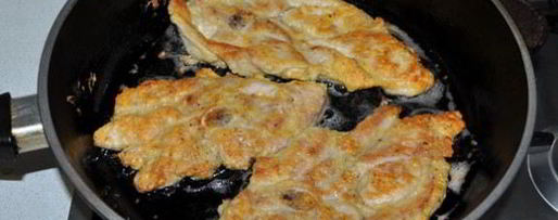 Шаг 4: отбивных из голени индейки в кляре