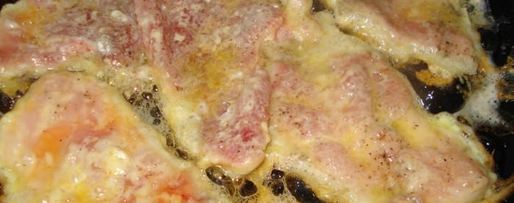 Шаг 5: отбивных из свинины на сковороде в кляре