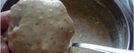 Шаг 2: отбивных с сыром