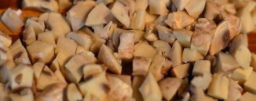 Шаг 5: пекинской уточки карри, фаршированная рисом, сыром и грибами