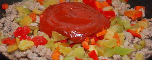 Шаг 2: рубленой говядины по-мексикански