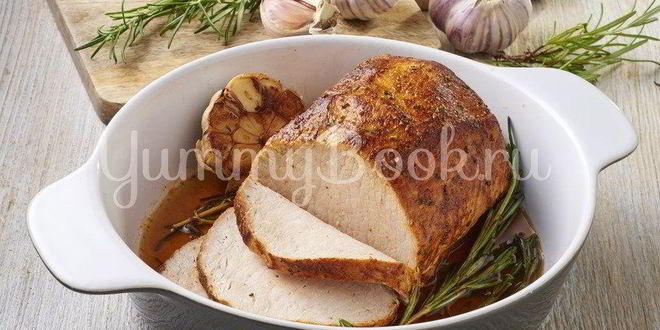 Рецепт сочной запеченной свинины