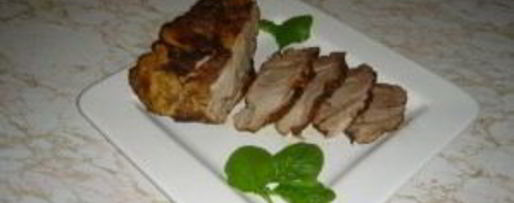 Шаг 3: свинины, тушенной куском