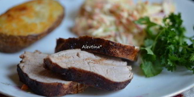 Рецепт свиного филе с медовой глазурью