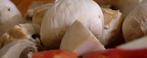 Шаг 11: свиных ребрышек с грибами и красной фасолью