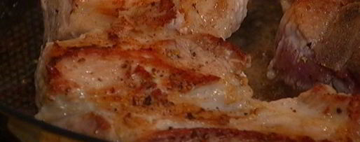 Шаг 3: свиных ребрышек с грибами и красной фасолью