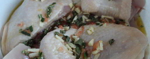 Шаг 5: цыпленка с цитрусовыми и пряными травами