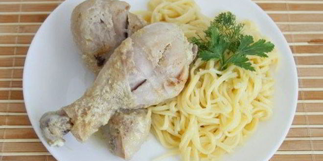 Рецепт тушеной куриной голени