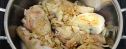 Шаг 3: тушеной куриной голени