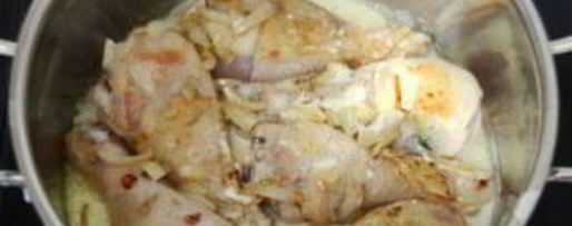 Шаг 4: тушеной куриной голени