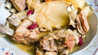 Рецепт Тушеных ребрышек с картошкой