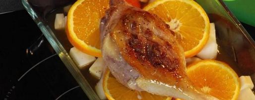 Шаг 2: утиной ножки с краснокочанной капустой в красном вине