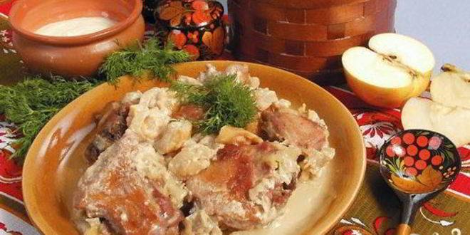 Рецепт утки, тушенной в сметане