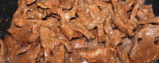 Шаг 1: экзотического бефстроганова с пастой конкилье