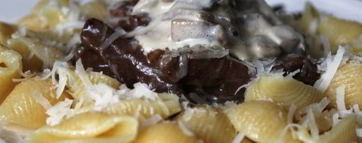 Шаг 11: экзотического бефстроганова с пастой конкилье