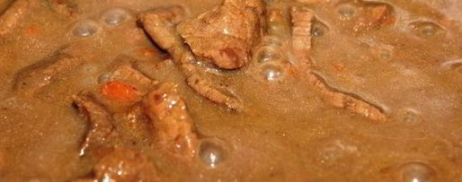 Шаг 5: экзотического бефстроганова с пастой конкилье