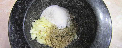 Шаг 2: запеченной бараньей ножки с чесноком в качестве гарнира