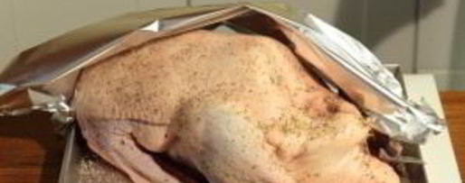 Шаг 6: запеченного гуся, фаршированного яблоками