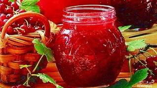 Рецепт Желе из красной смородины 5-минутка