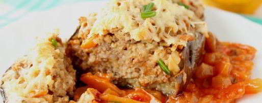 Шаг 6: баклажанов фаршированных, на овощной подушке