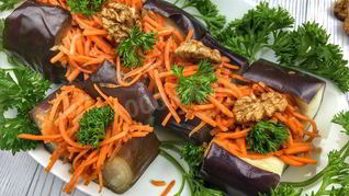 Рецепт Баклажанов фаршированных по-корейски