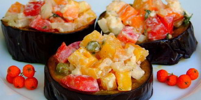 Рецепт баклажанов лето на тарелке