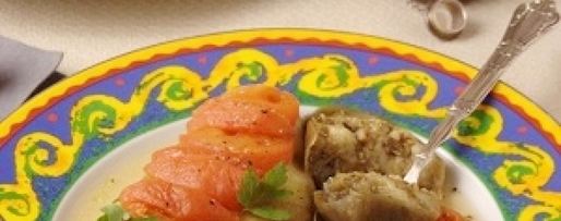 Шаг 3: баклажанов с чесночной начинкой